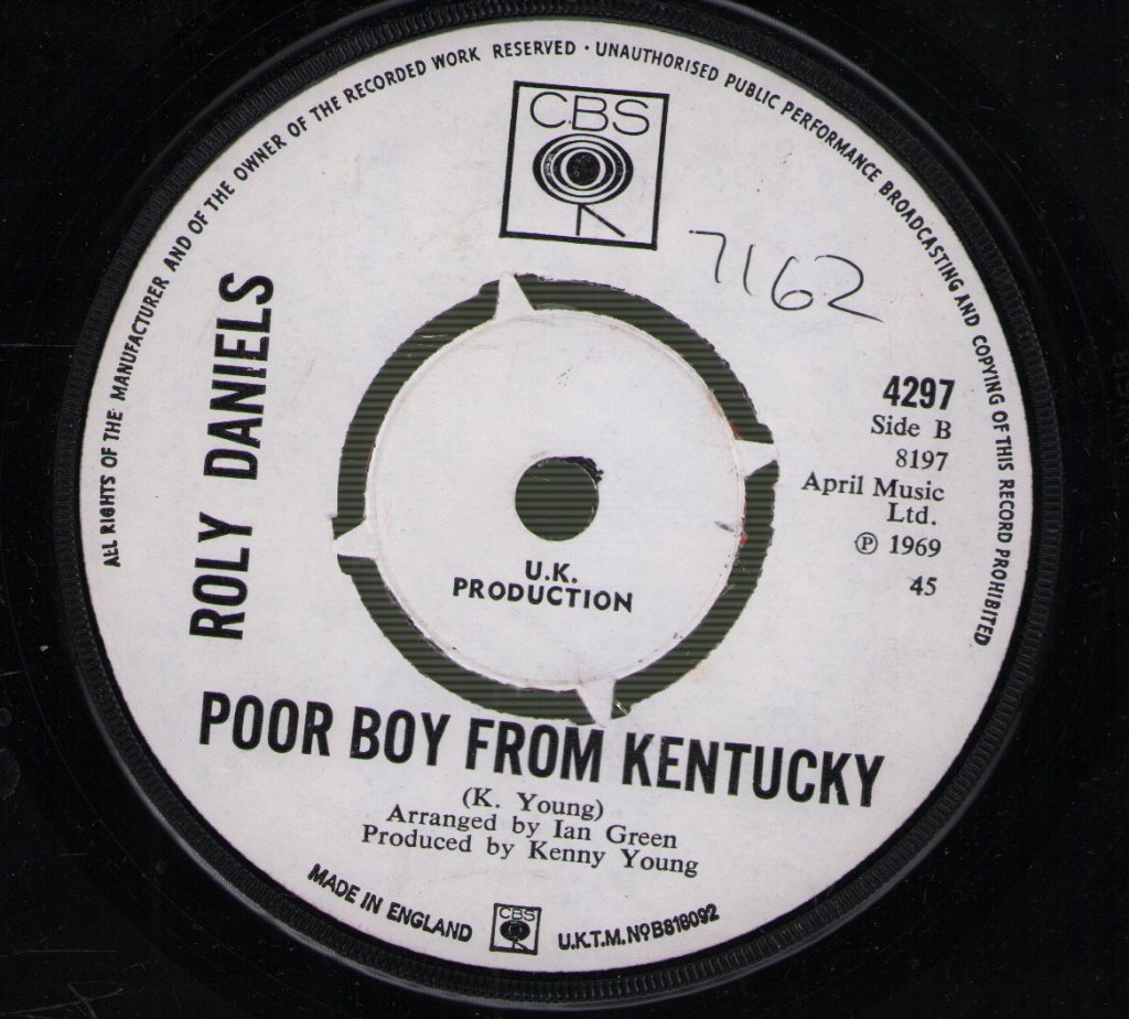 Roly Daniels - Angel She Was Love - 7 Inch