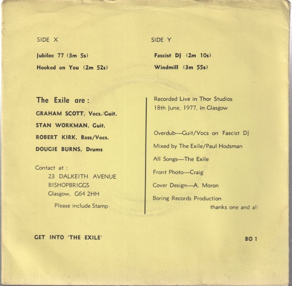 Exile (Punk Group) - Don't Tax Me: E.P. - 7 Inch