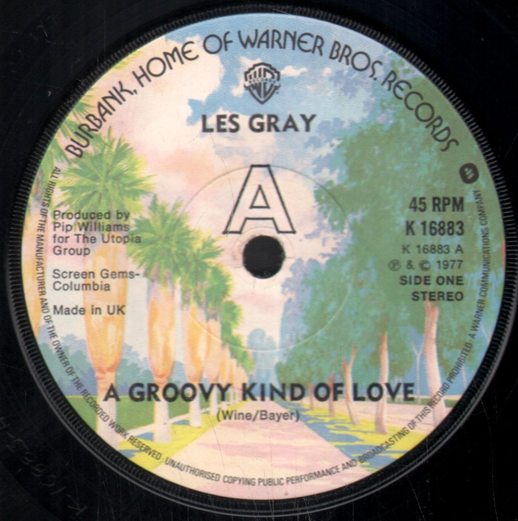 Les Gray - A Groovy Kind Of Love - 7 Inch