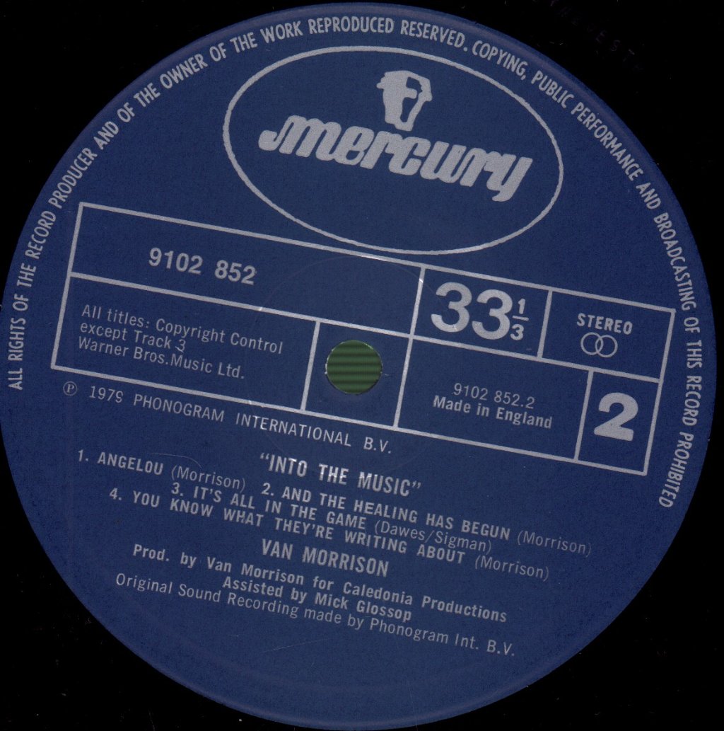 Van Morrison - Into The Music - Lp