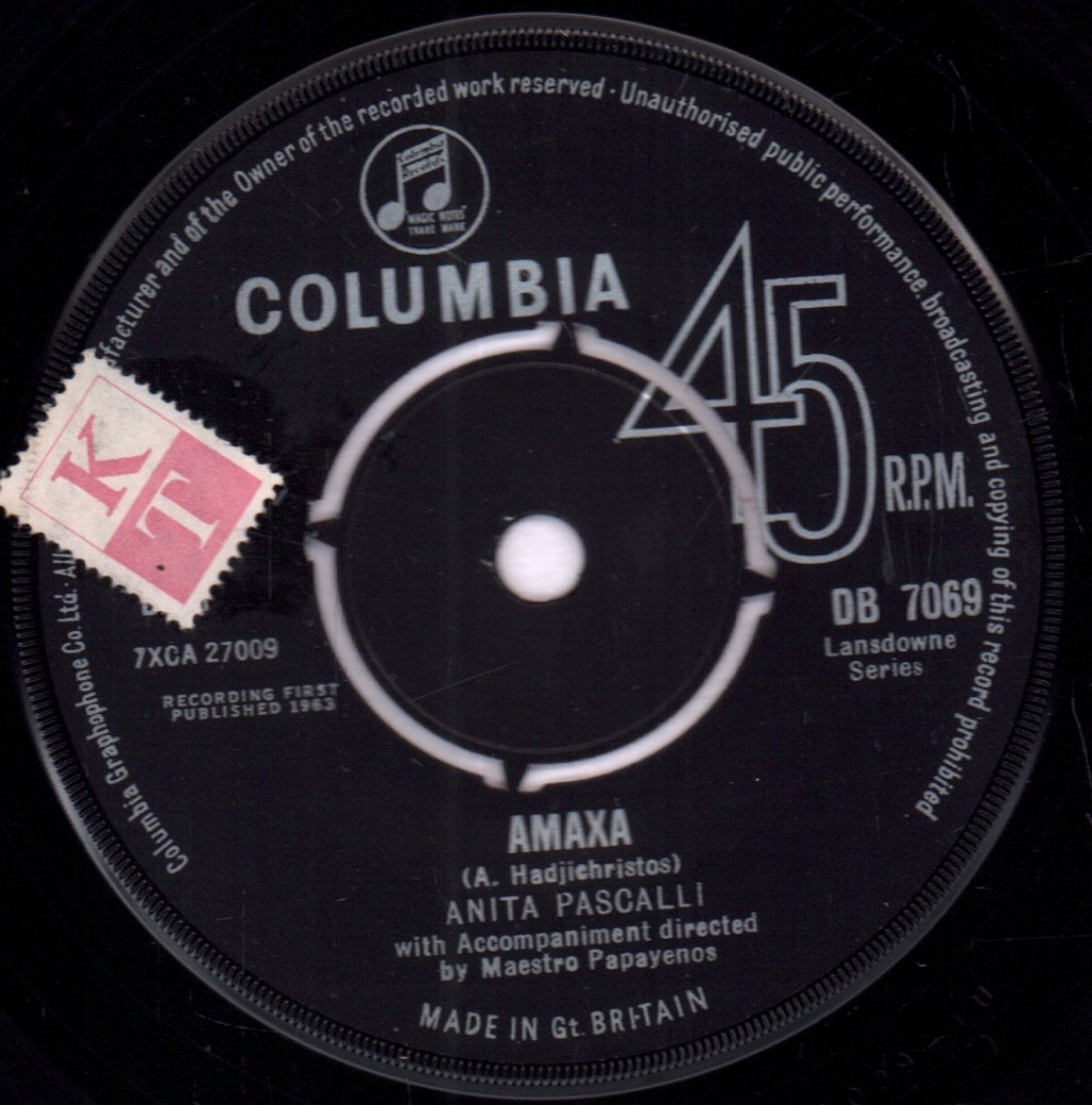 Anita Pascalli - Amaxa - 7 Inch