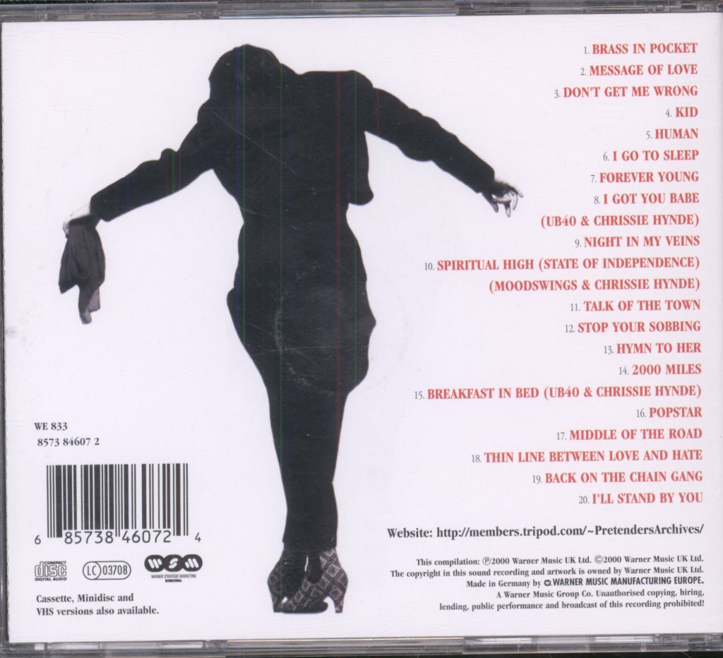 Pretenders - Greatest Hits - Cd