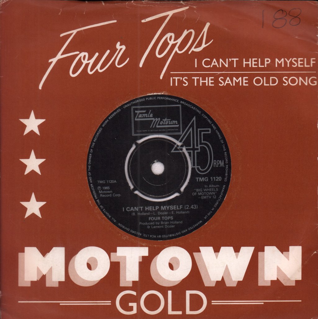 Four Tops - I Can't Help Myself - 7 Inch