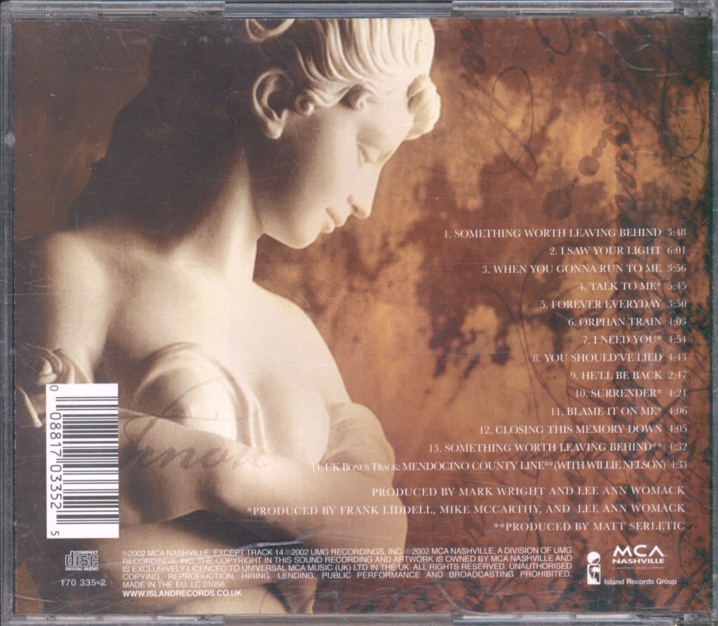 Lee Ann Womack - Something Worth Leaving Behind - Cd