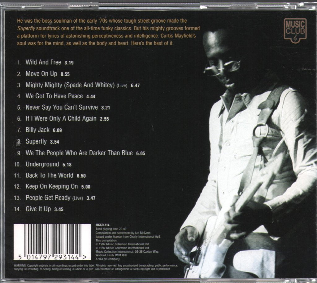Curtis Mayfield - Give It Up - The Best Of The Curtom Years 1970 - 77 - Cd