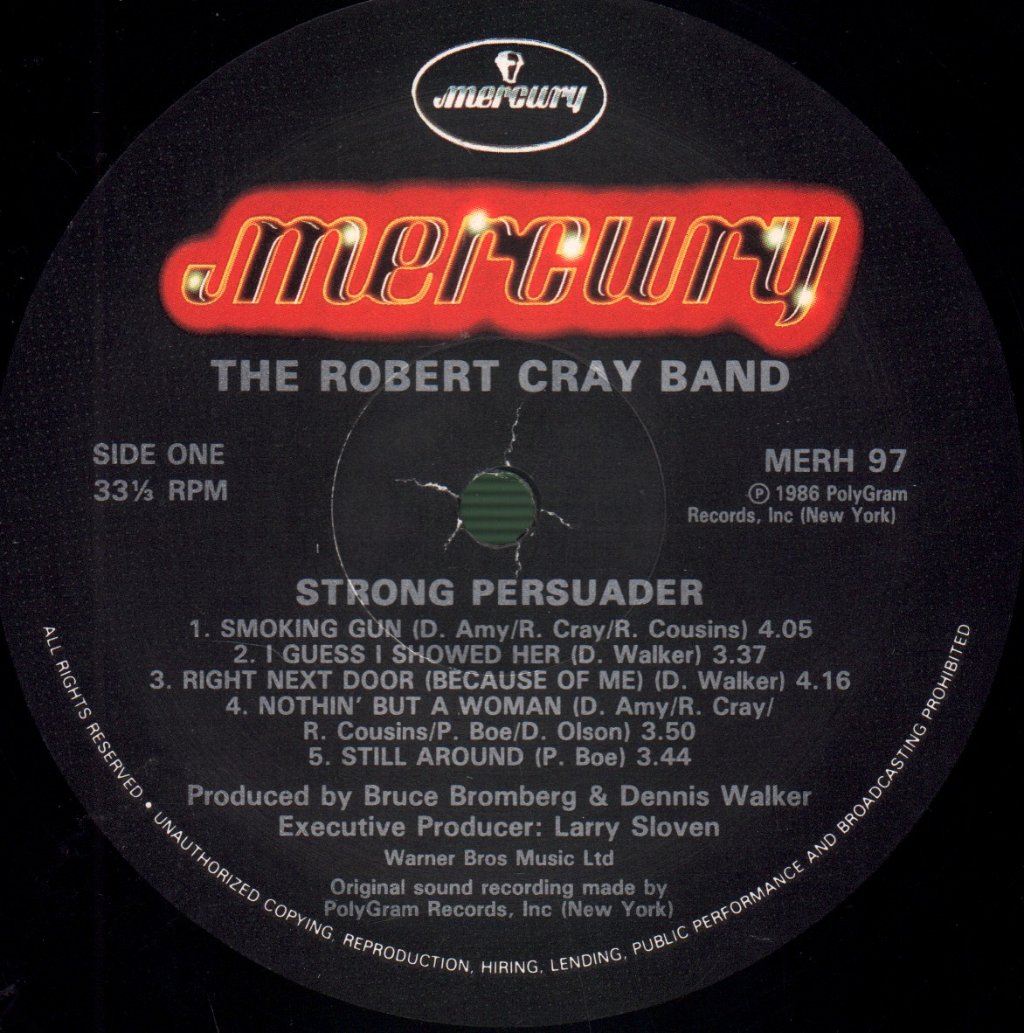 Robert Cray - Strong Persuader - Lp