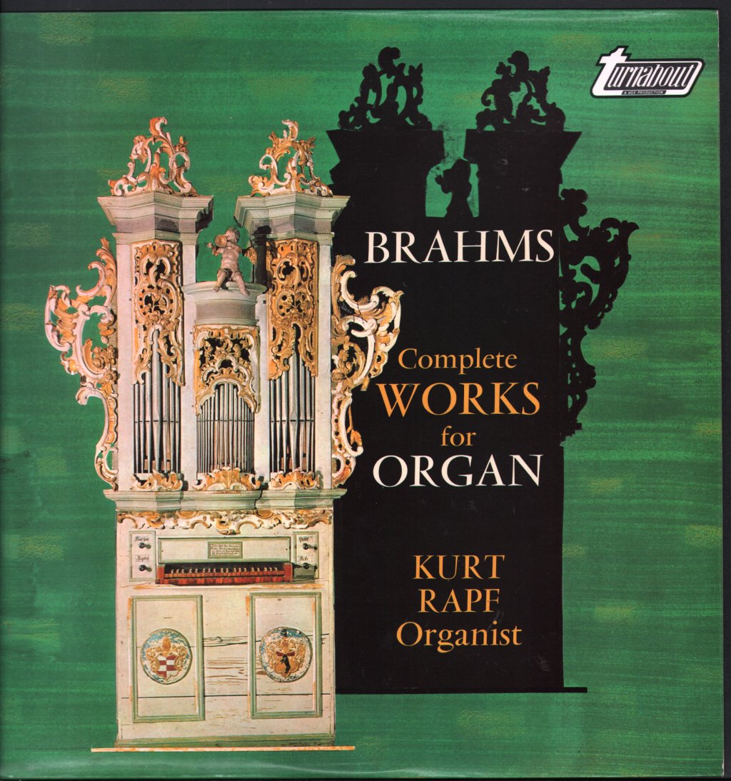 Kurt Rapf - Brahms - Complete Works For Organ - Lp