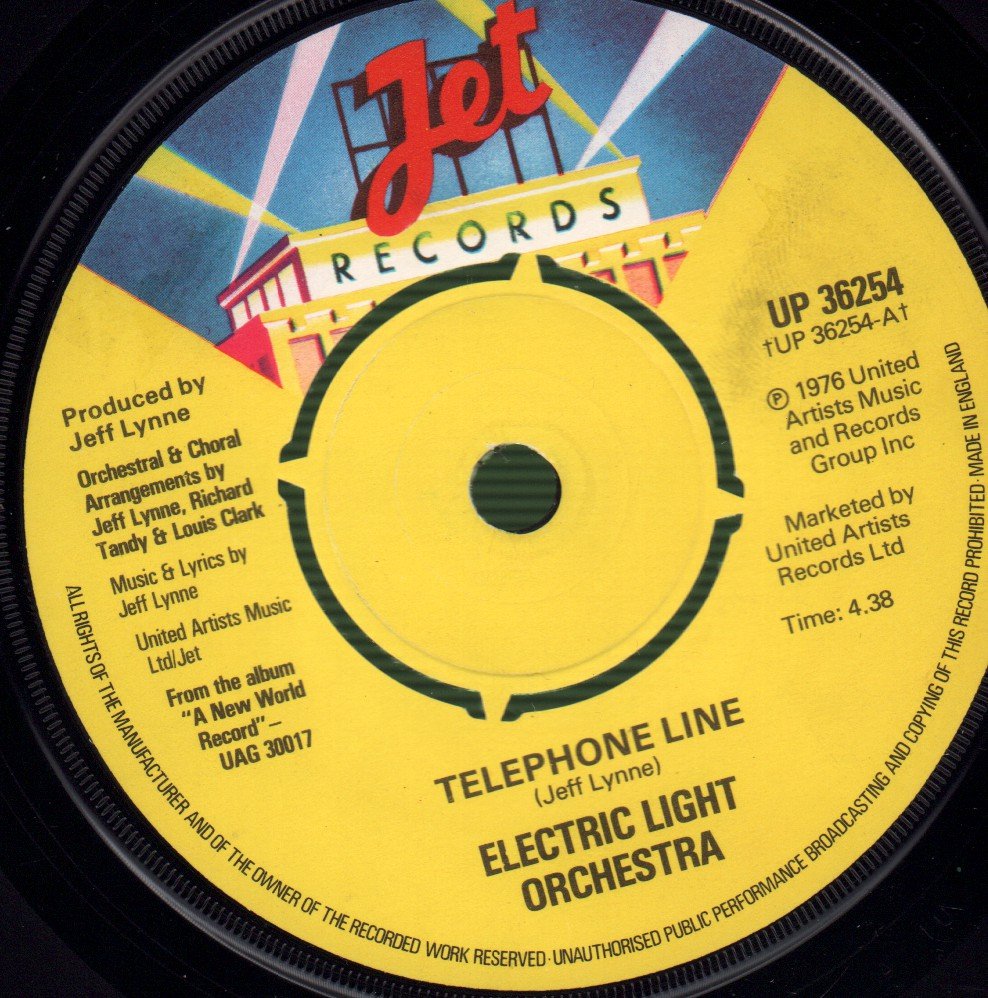 Electric Light Orchestra - Telephone Line - 7 Inch