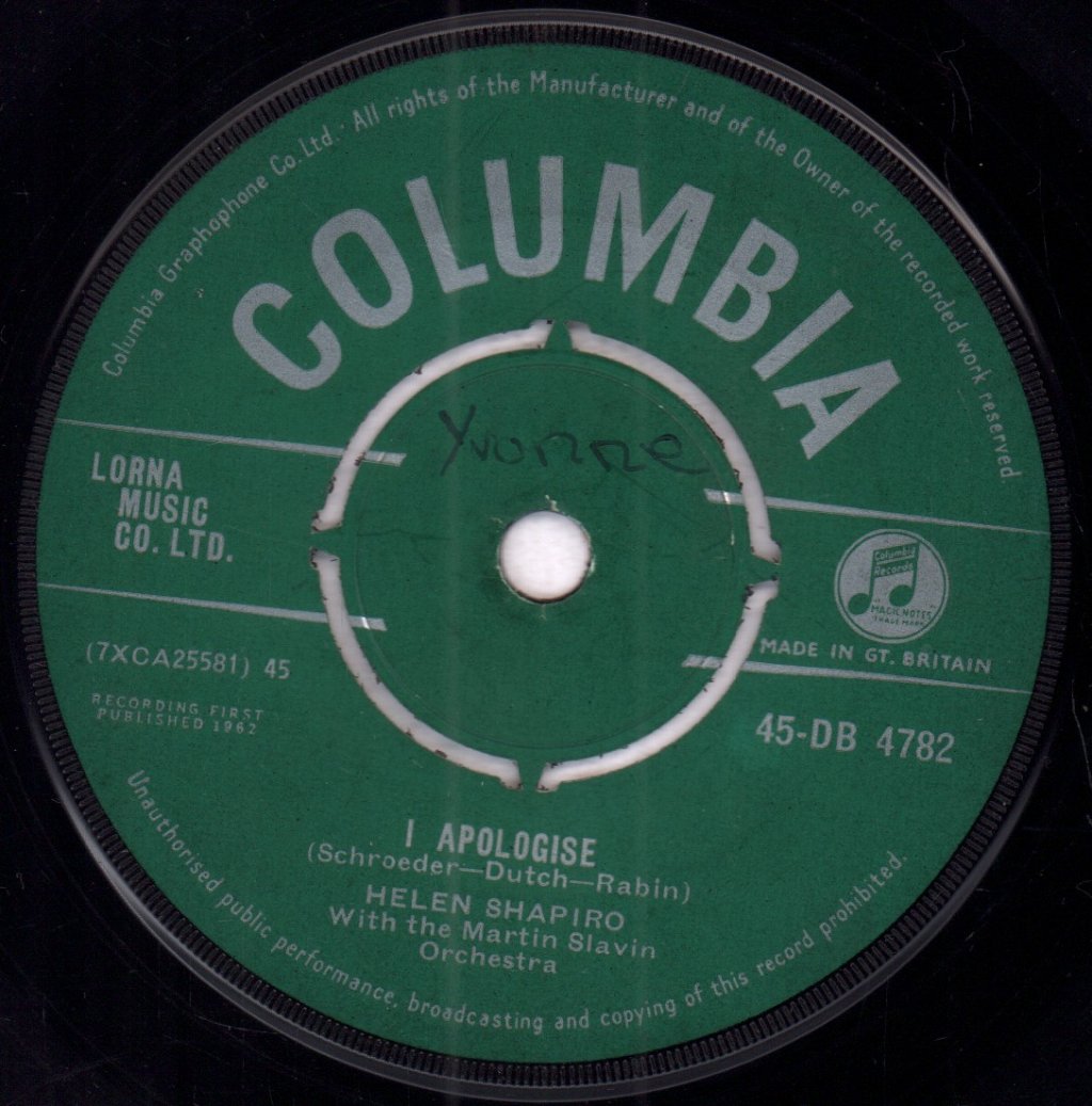 Helen Shapiro - Tell Me What He Said - 7 Inch