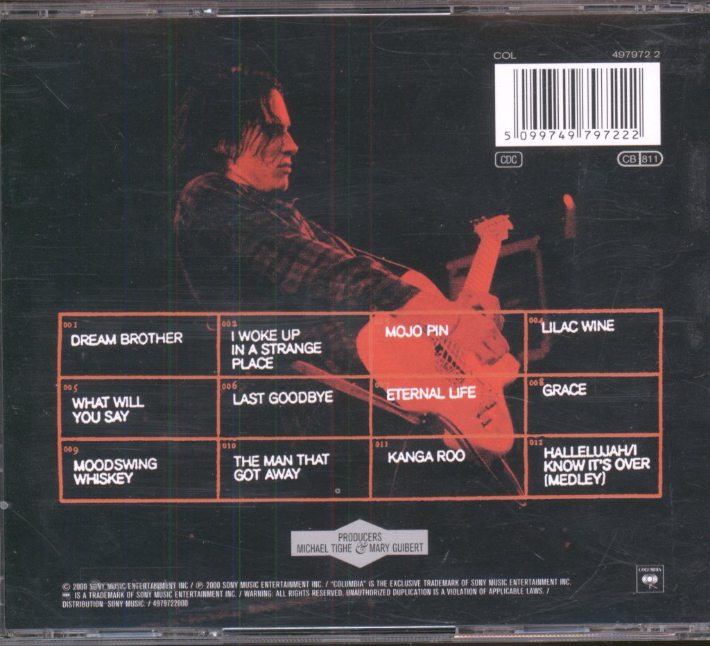 Jeff Buckley - Mystery White Boy  (Live '95 ~ '96) - Cd