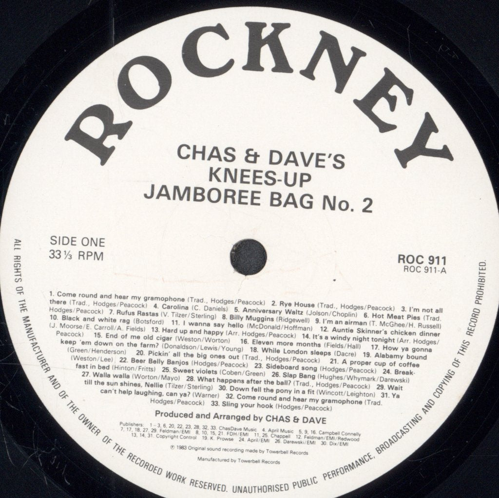 Chas And Dave - Knees Up Jamboree Bag No 2 - Lp