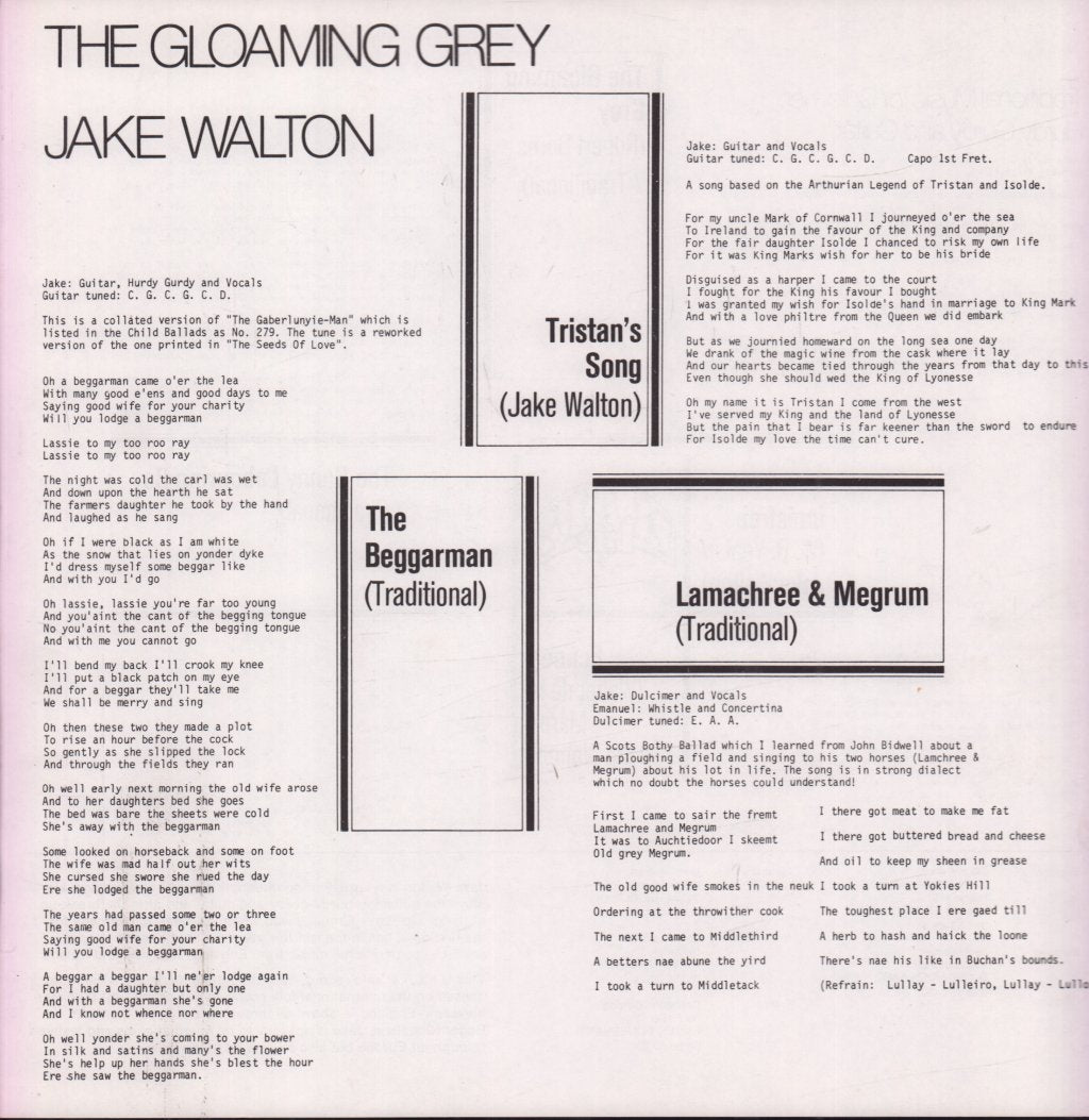 Jake Walton - Gloaming Grey - Lp