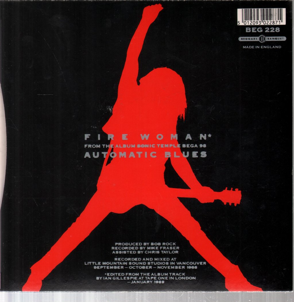 Cult - Fire Woman - 7 Inch