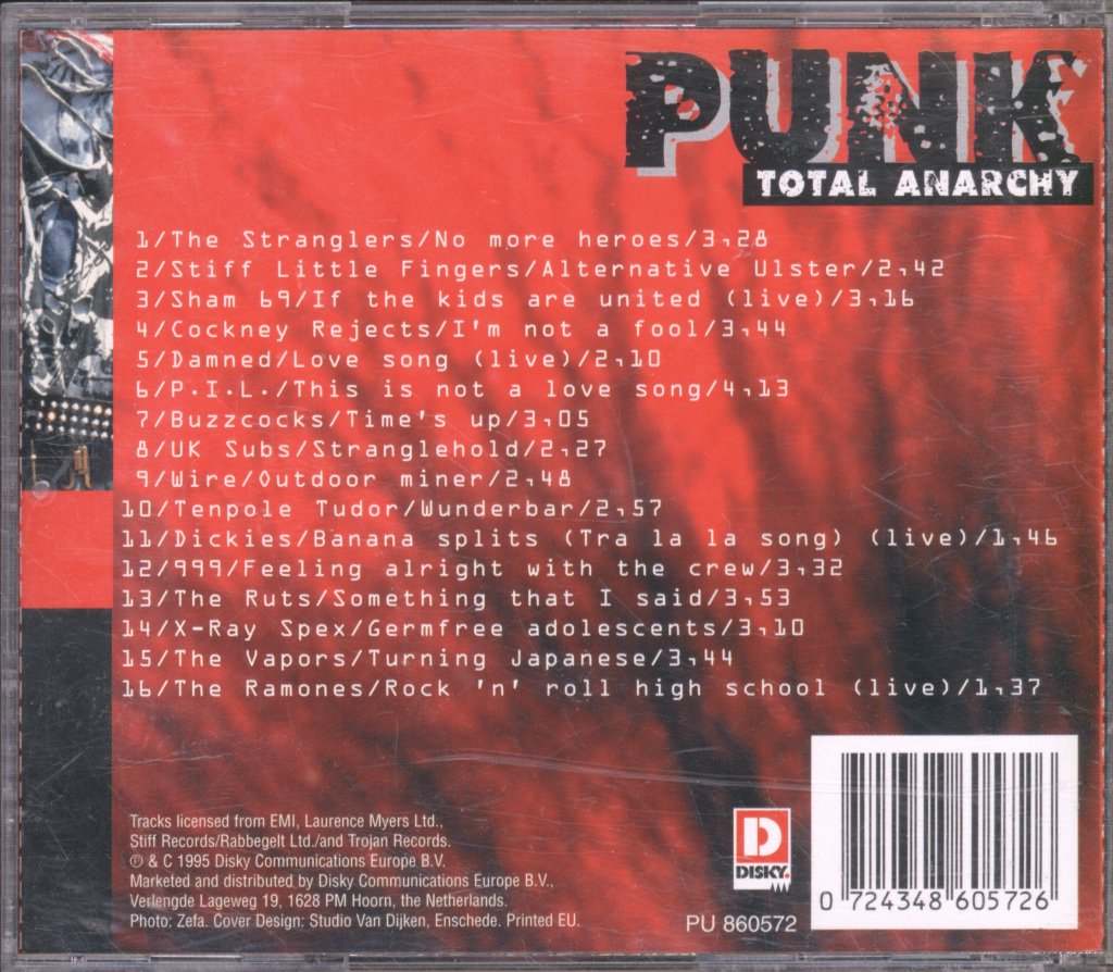 Various Artists - Punk Generation / Total Anarchy - Cd