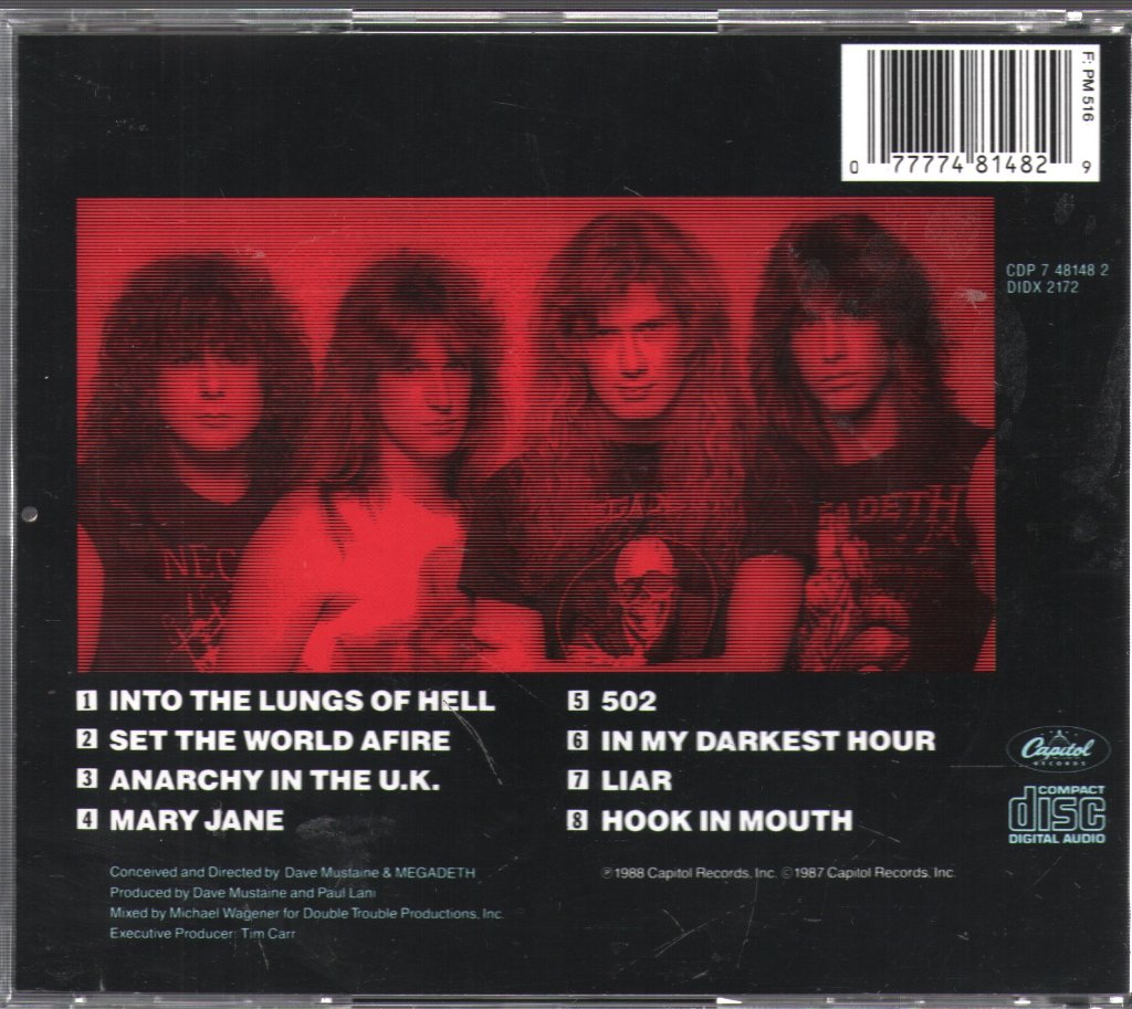 Megadeth - So Far, So Good... So What! - Cd