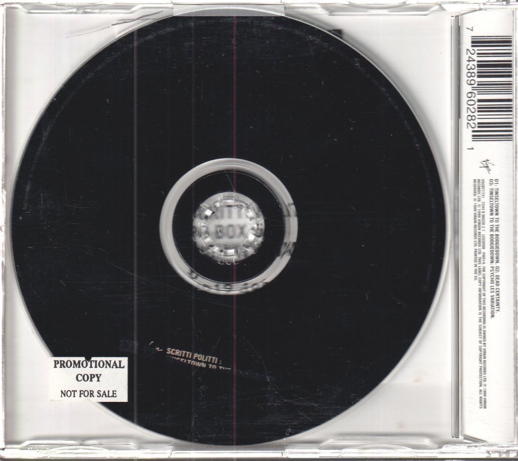 Scritti Politti - Tinseltown To The Boogiedown - Cd