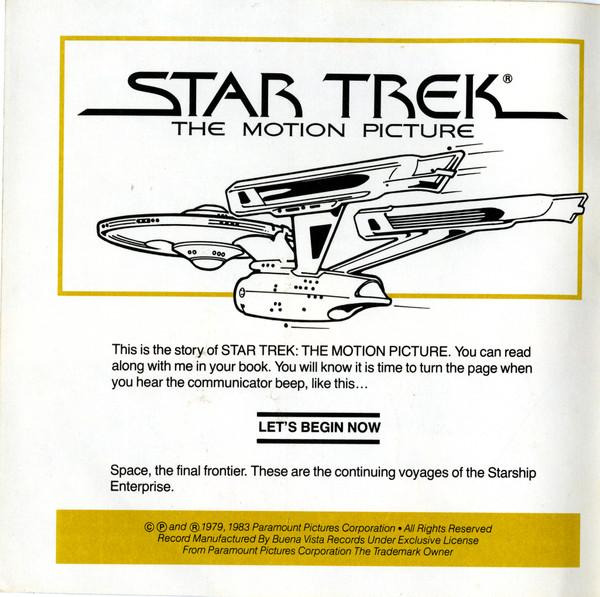 Chuck Riley - Star Trek The Motion Picture - 7 Inch