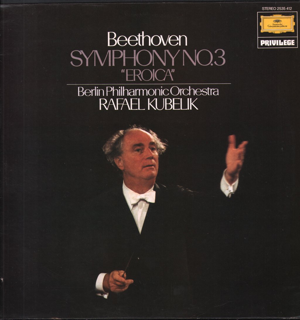 Rafael Kubelik / Berlin Philharmonic Orchestra - Beethoven - Symphony No. 3 'Eroica' - Lp