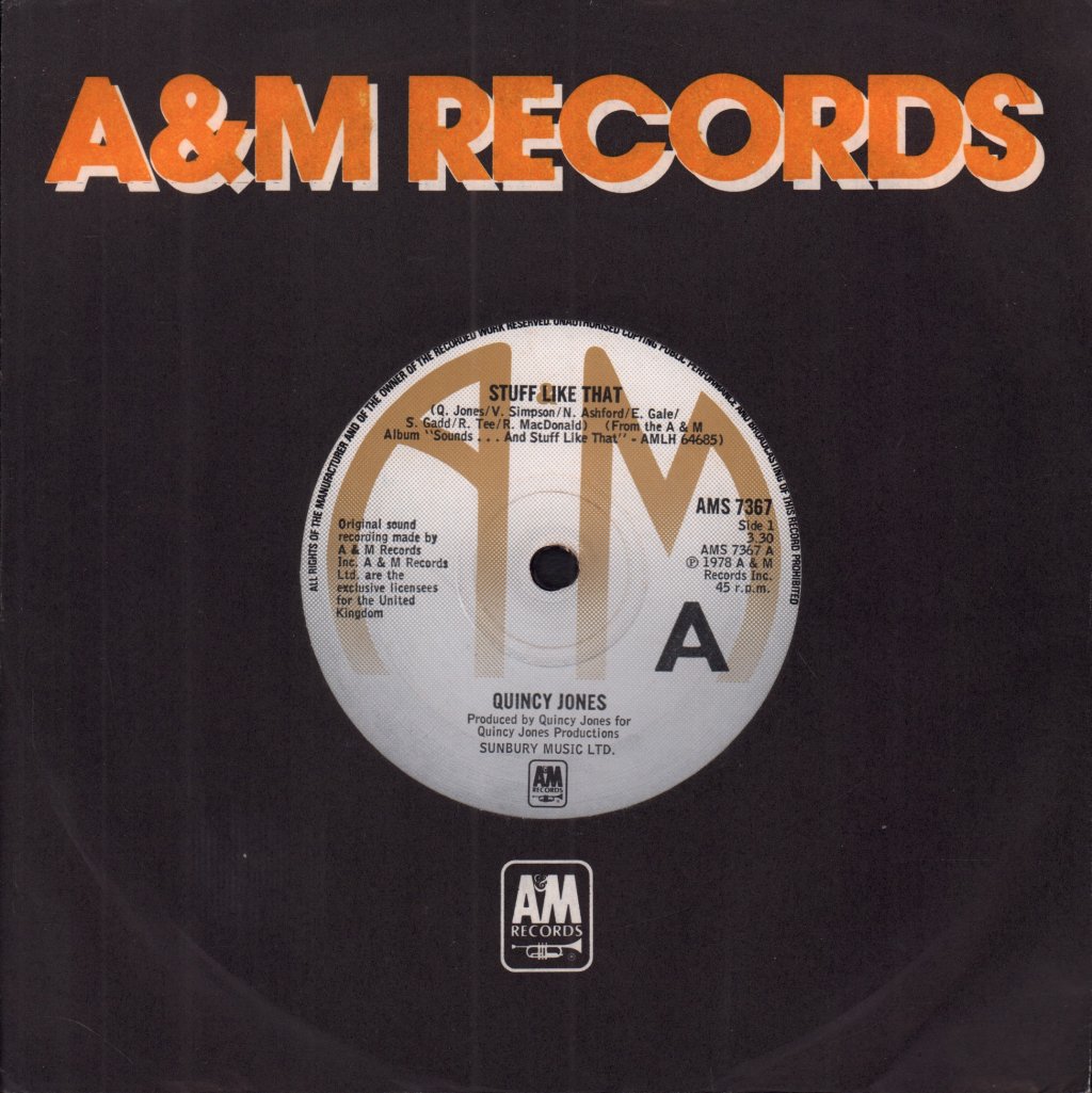 Quincy Jones - Stuff Like That - 7 Inch