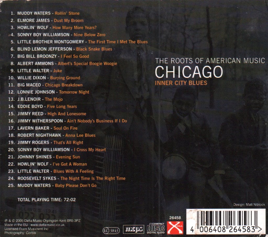 Various Artists - Roots Of American Music: Chicago Inner City Blues - Cd