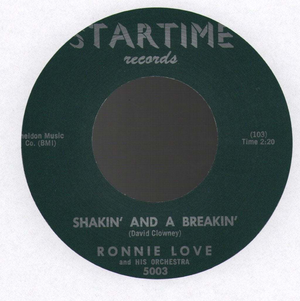 Ronnie Love - Shakin' And A Breakin' - 7 Inch