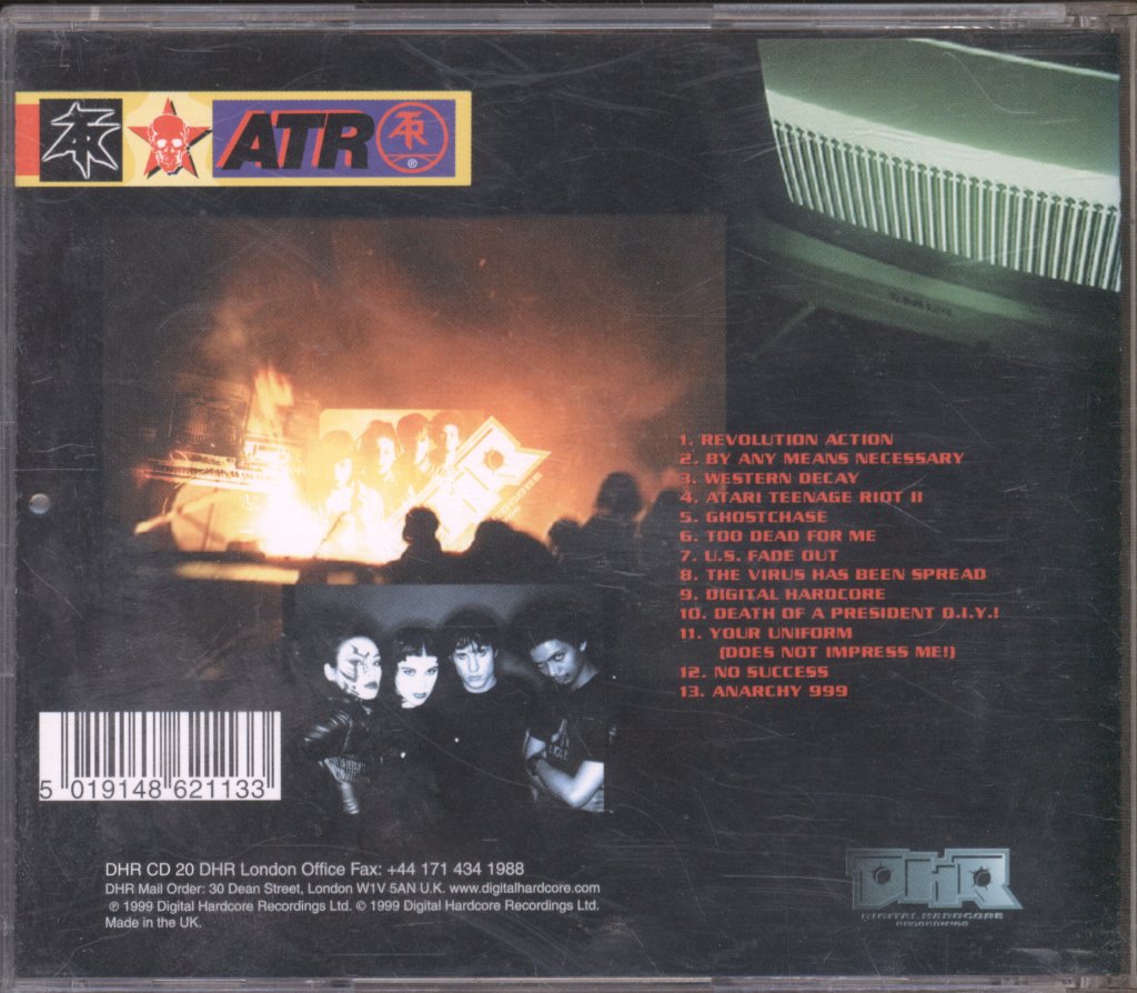 Atari Teenage Riot - 60 Second Wipe Out - Cd