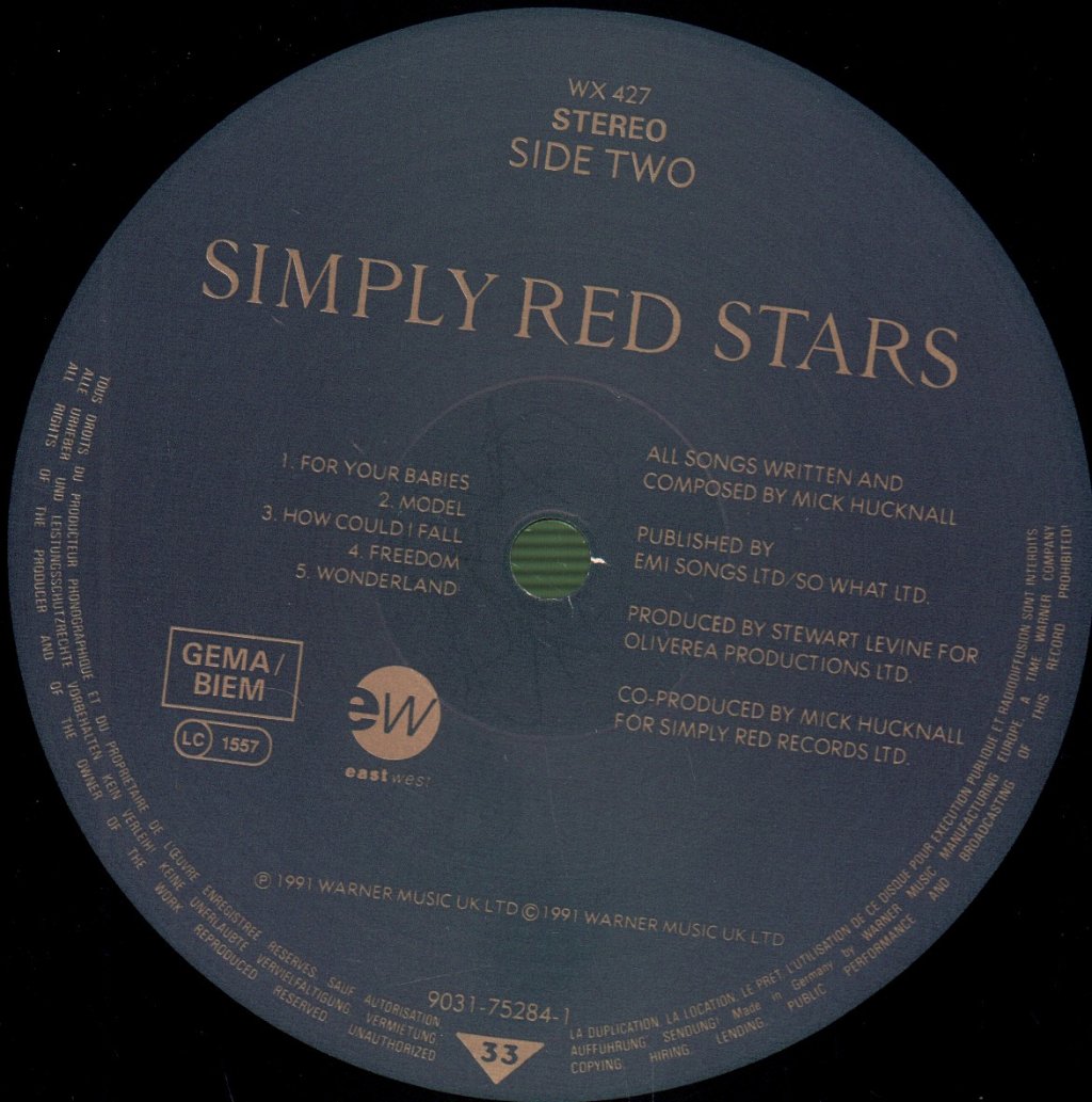 Simply Red - Stars - Lp