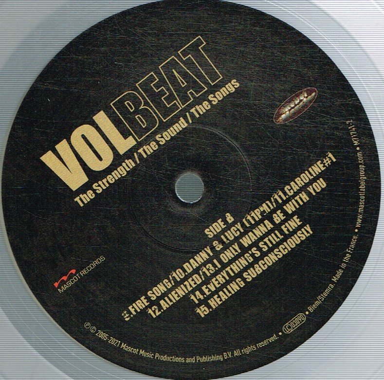 Volbeat - Strength / The Sound / The Songs - Lp