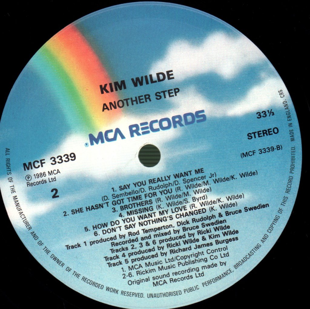 Kim Wilde - Another Step - Lp