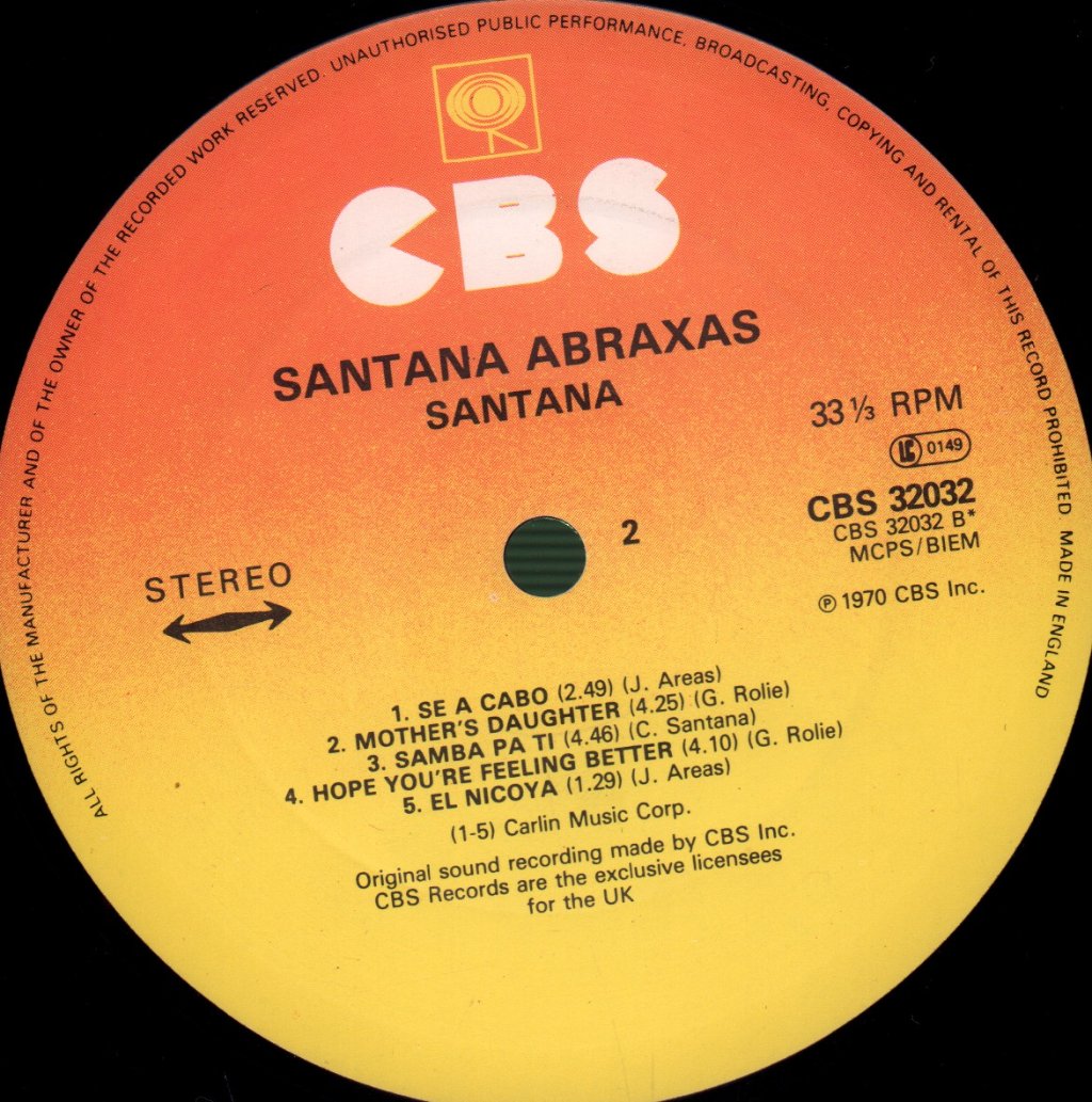 Santana - Abraxas - Lp