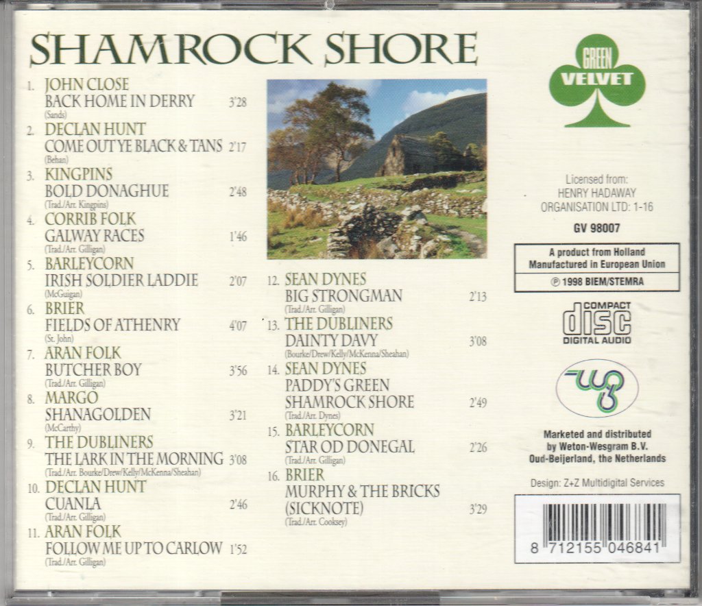 Various Artists - Shamrock Shore - Cd