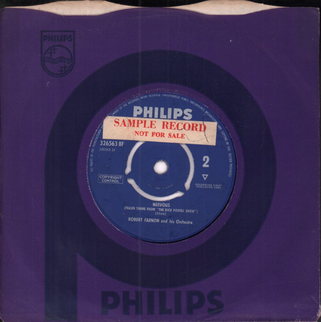 Robert Farnon And His Orchestra - Theme From The Dick Powell Show - 7 Inch