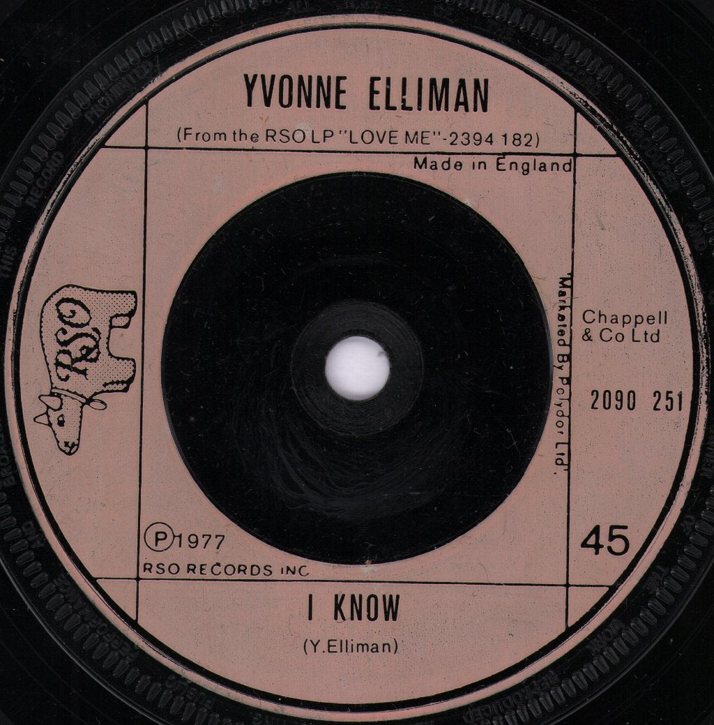 Yvonne Elliman - I Can't Get You Outa My Mind - 7 Inch