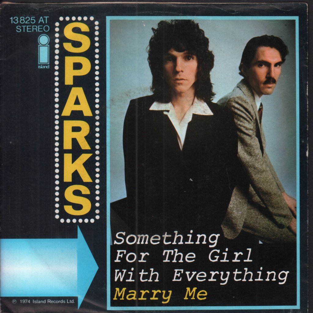 Sparks - Something For The Girl With Everything - 7 Inch