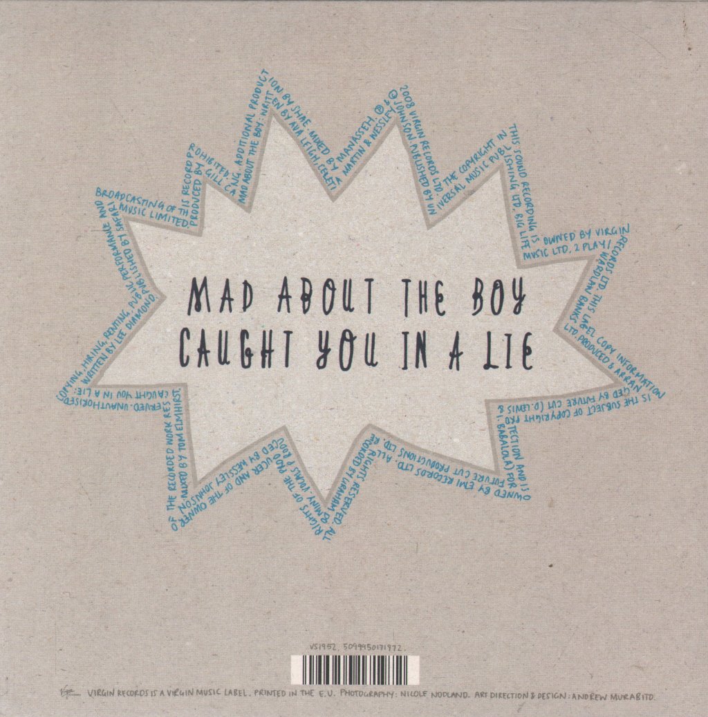Ava Leigh - Mad About The Boy - 7 Inch