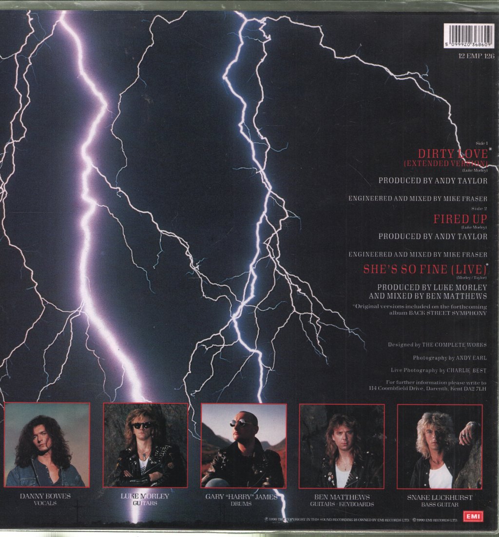 Thunder - Dirty Love - 12 Inch