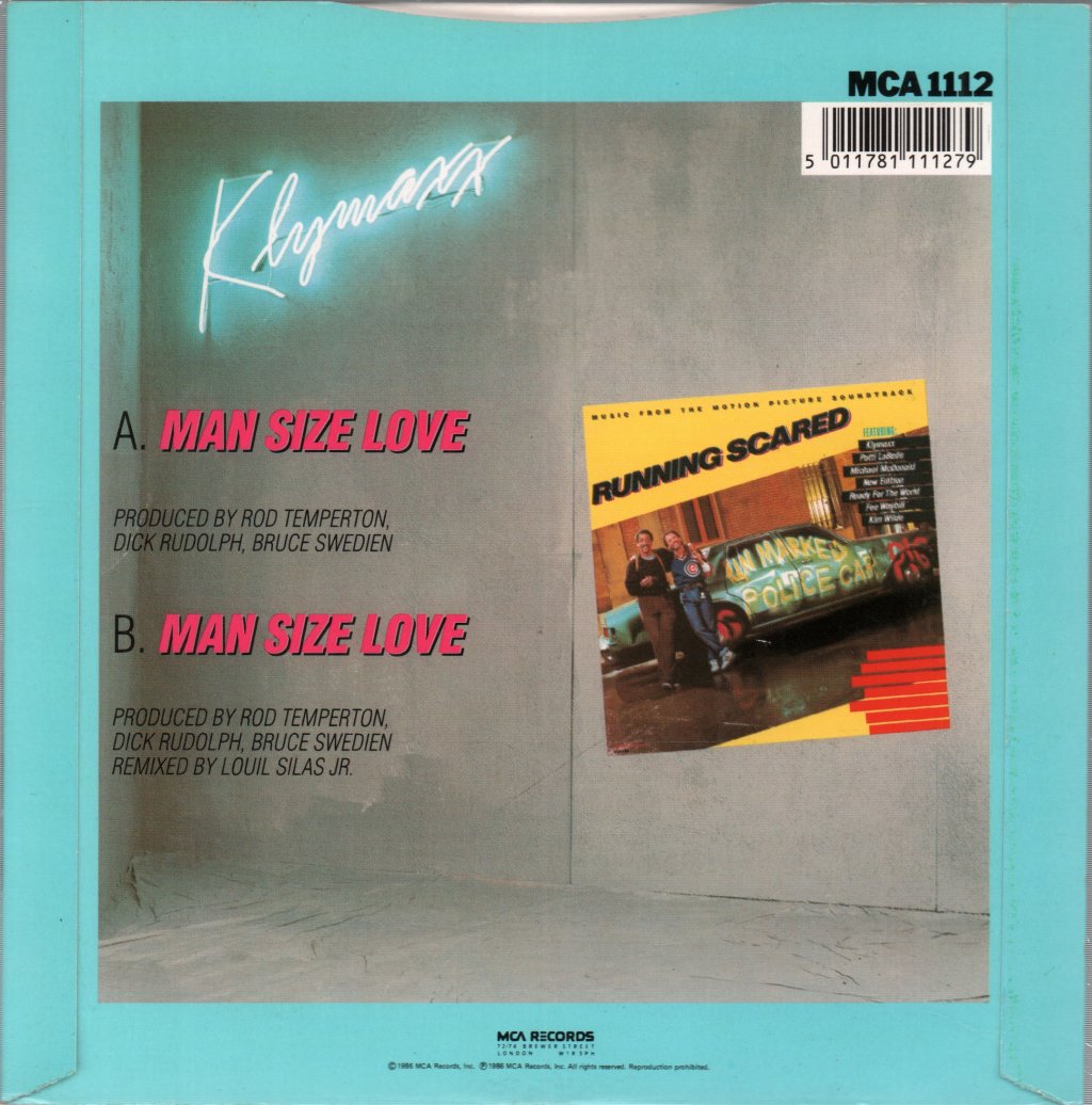 Klymaxx - Man Size Love - 7 Inch – Vinyl Tap