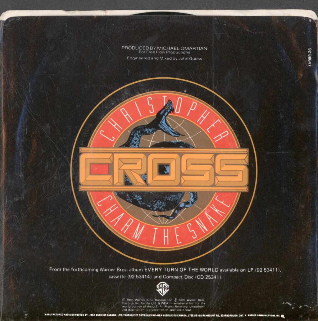 Christopher Cross - Charm The Snake - 7 Inch