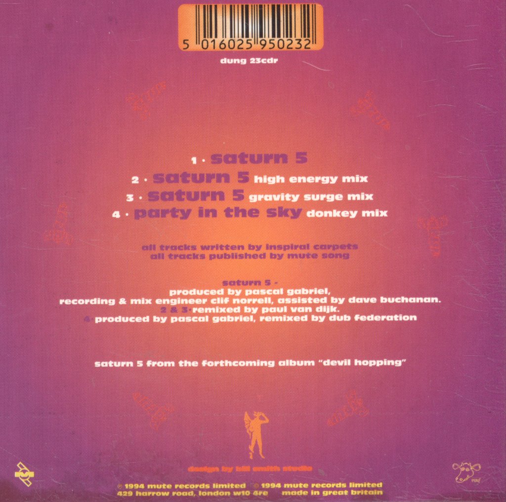 Inspiral Carpets - Saturn 5 - Cd