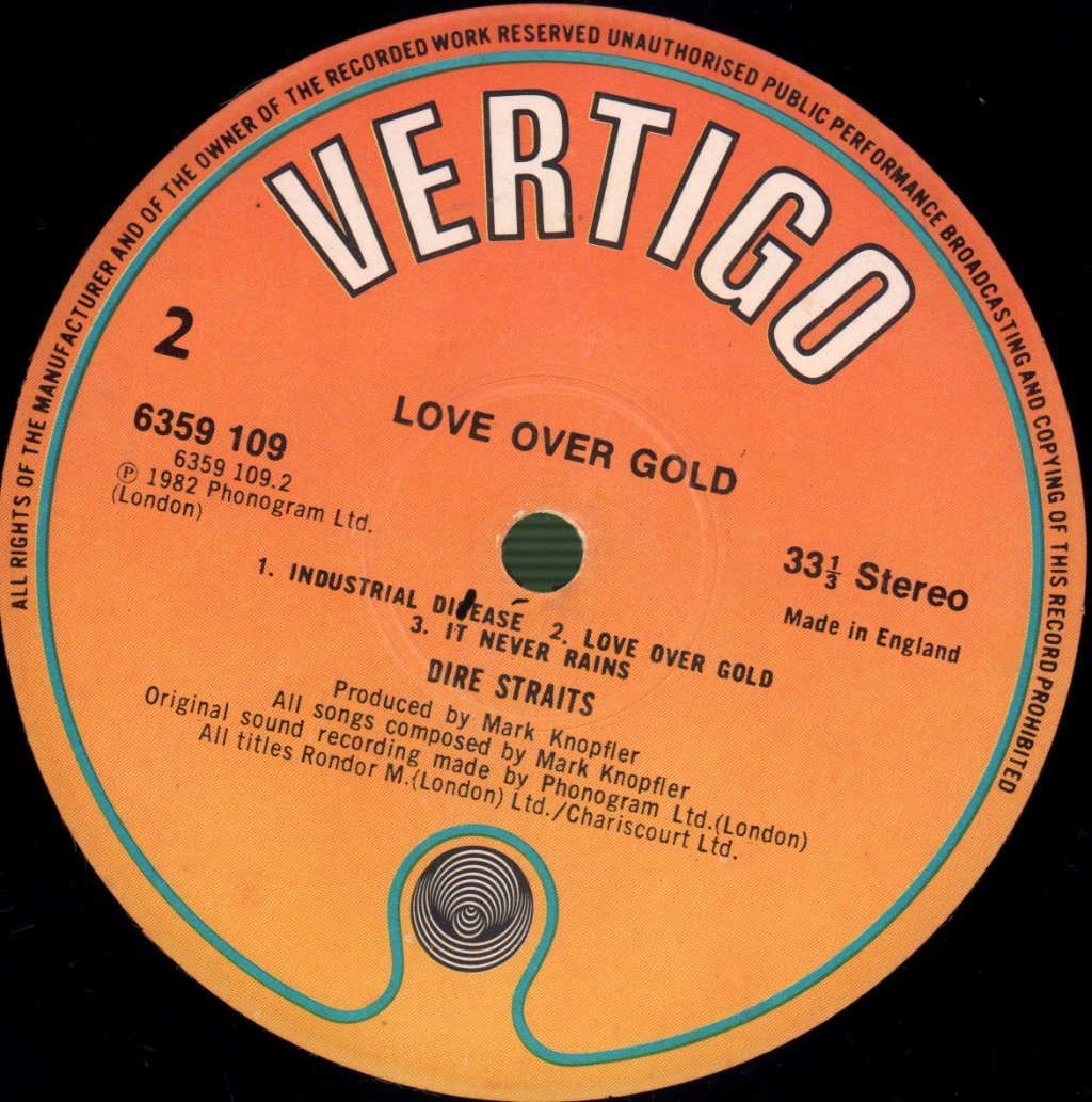 Dire Straits - Love Over Gold - Lp