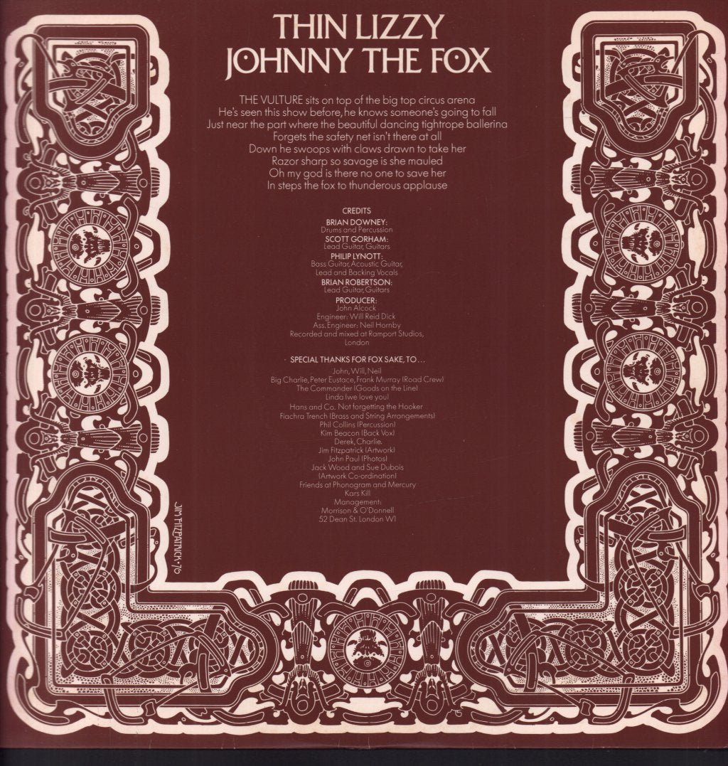 Thin Lizzy - Johnny The Fox - Lp