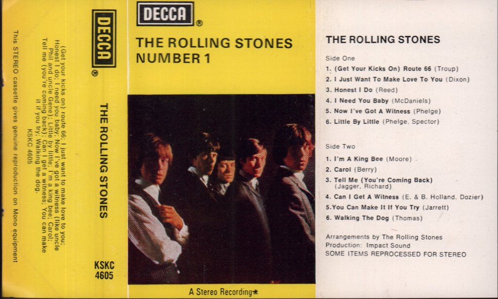 Rolling Stones - Rolling Stones Number 1 - Cassette