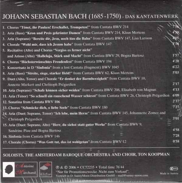 Johann Sebastian Bach - Das Kantatenwerk - Auszüge Aus Der gesamtaufnahme - Cd