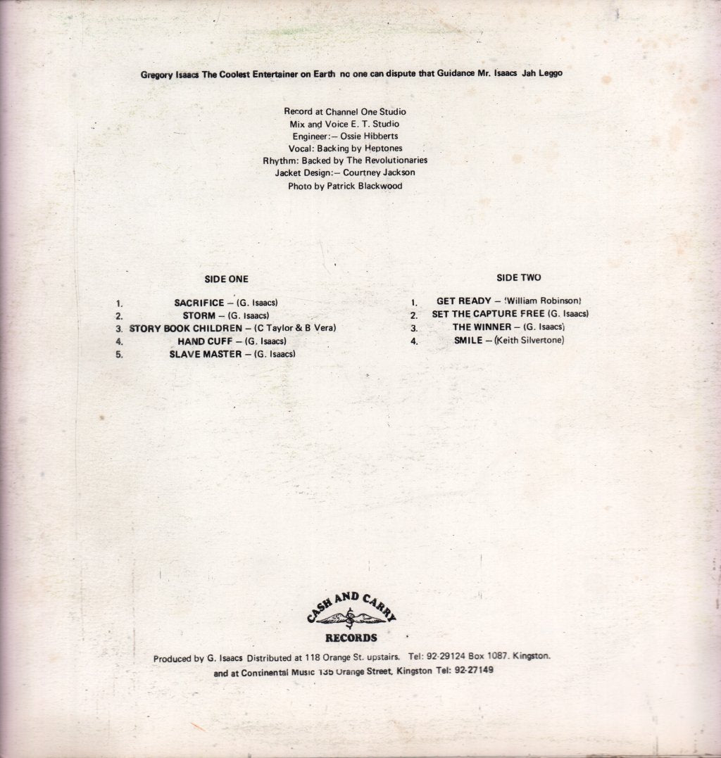 Gregory Isaacs - Mr. Isaacs - Lp
