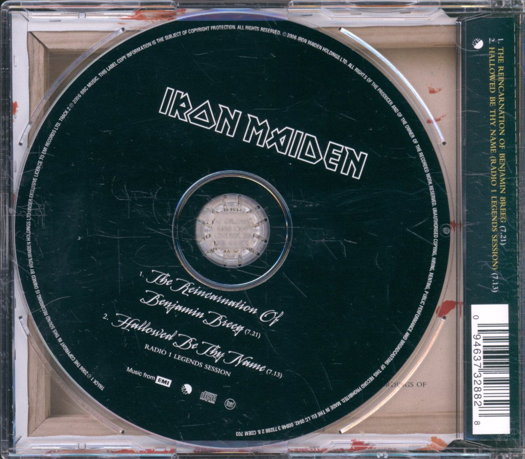 Iron Maiden - Reincarnation Of Benjamin Breeg - Cd
