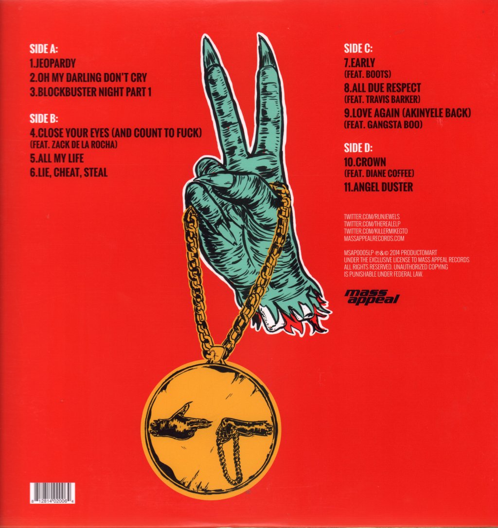 Run The Jewels - Run The Jewels 2 - Double Lp