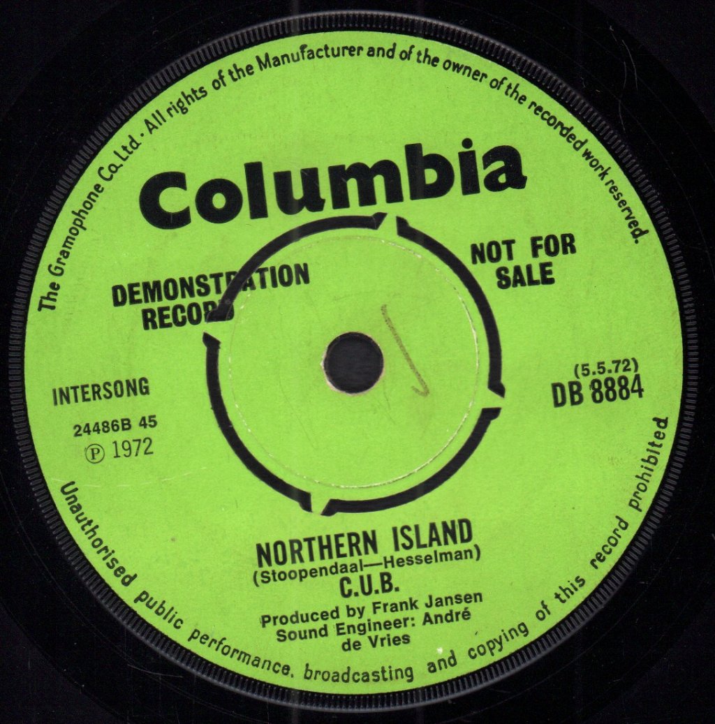 C.u.b. - On The Ride - 7 Inch