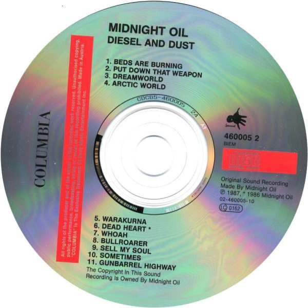 Midnight Oil - Diesel And Dust - Cd