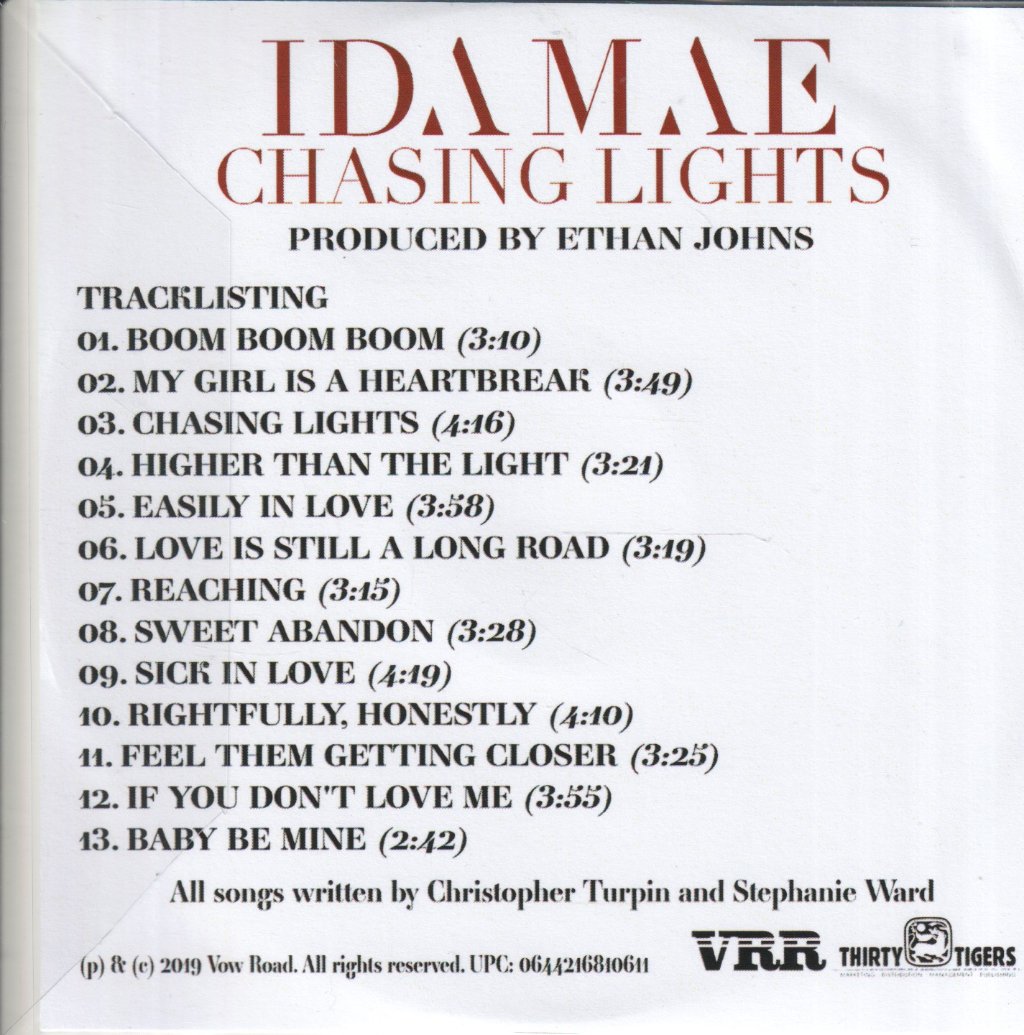 Ida Mae - Chasing Lights - Cdr