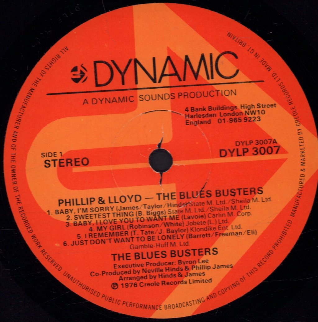 Blues Busters - Phillip & Lloyd - Lp